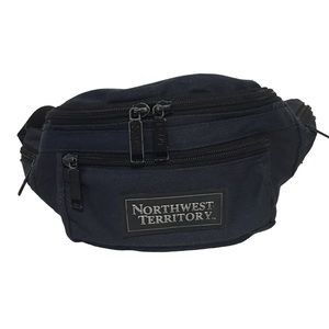 Unisex Fanny pack belt bag waist bag north west territory blue EUC
